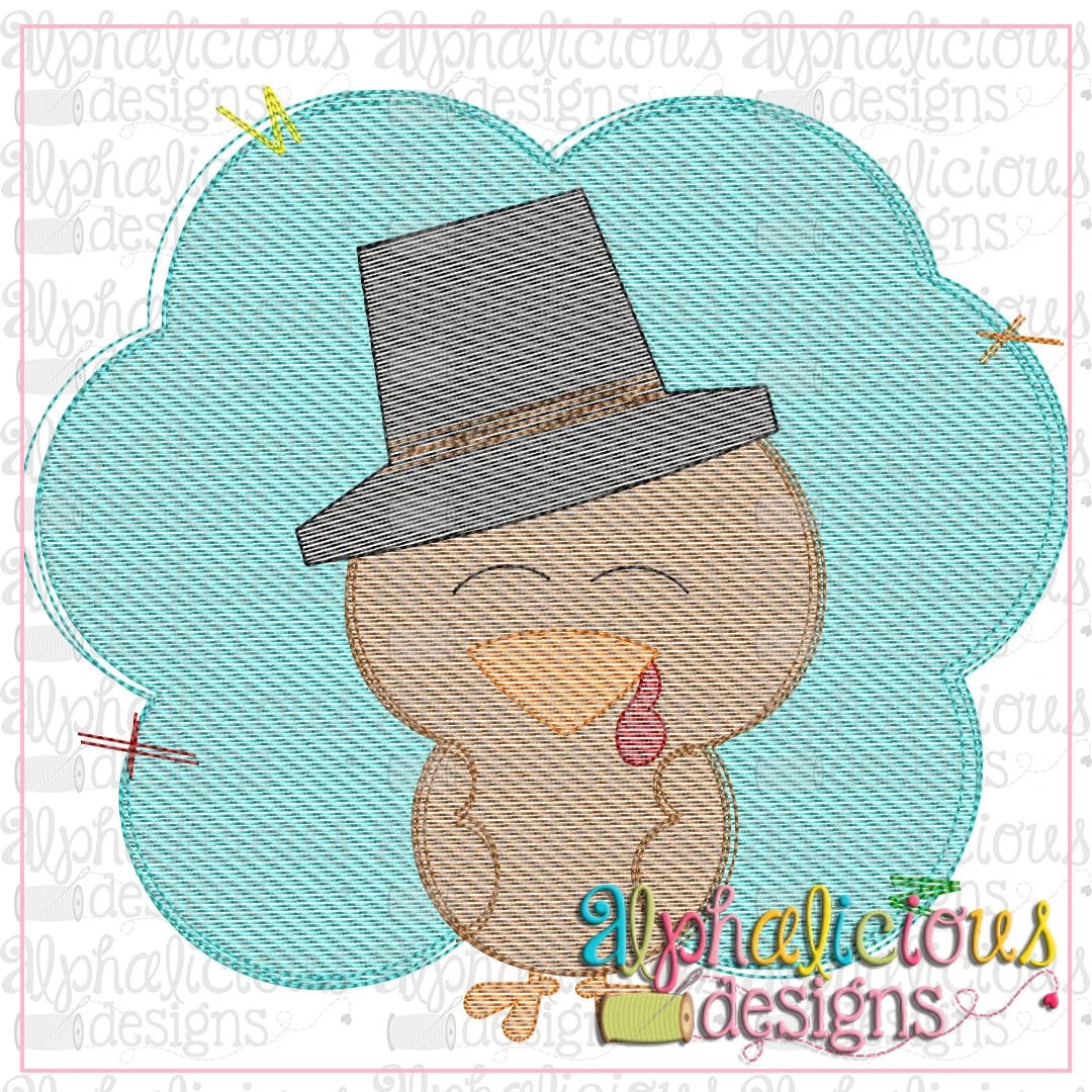 Turkey with Hat- Sketch