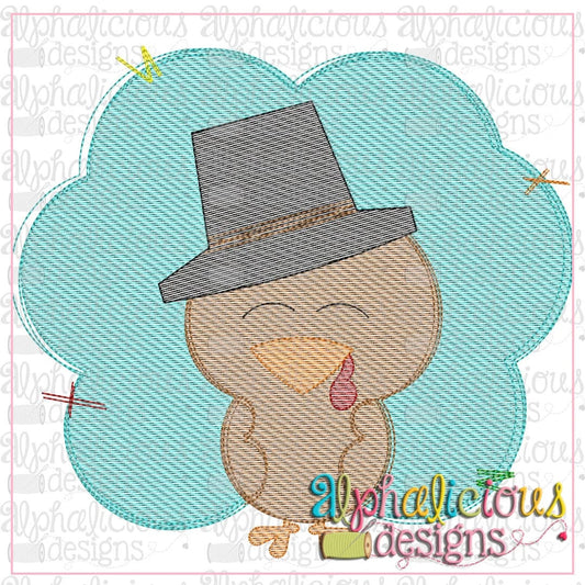 Turkey with Hat- Sketch