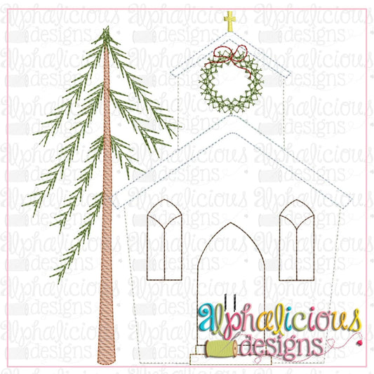 Christmas Church-Triple Bean