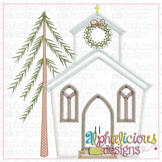 Christmas Church-Zig Zag