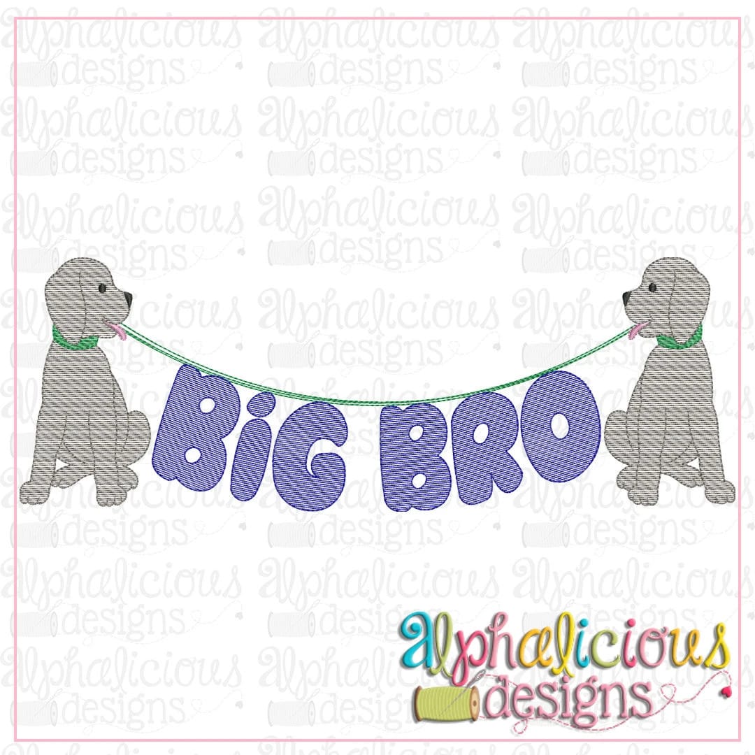 Big Bro Pup Bunting-Sketch