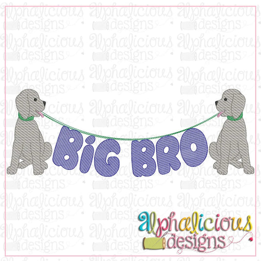 Big Bro Pup Bunting-Sketch