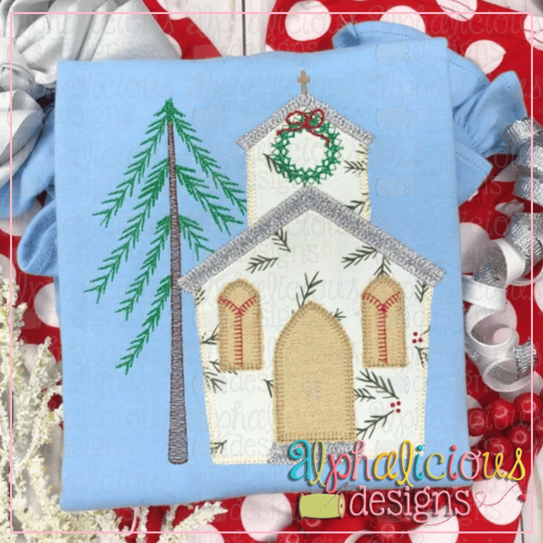 Christmas Church-Blanket