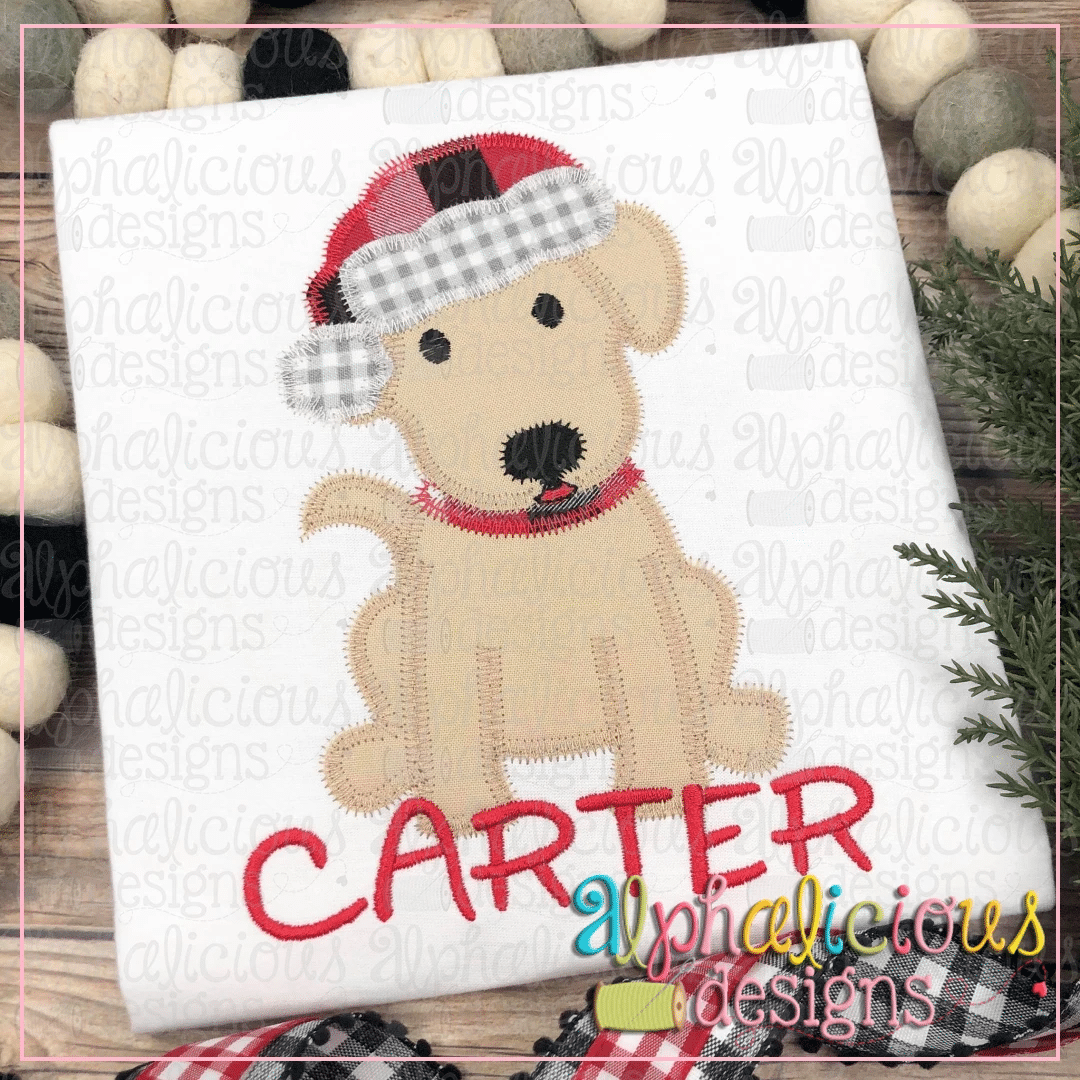 Santa Pup-Zig Zag