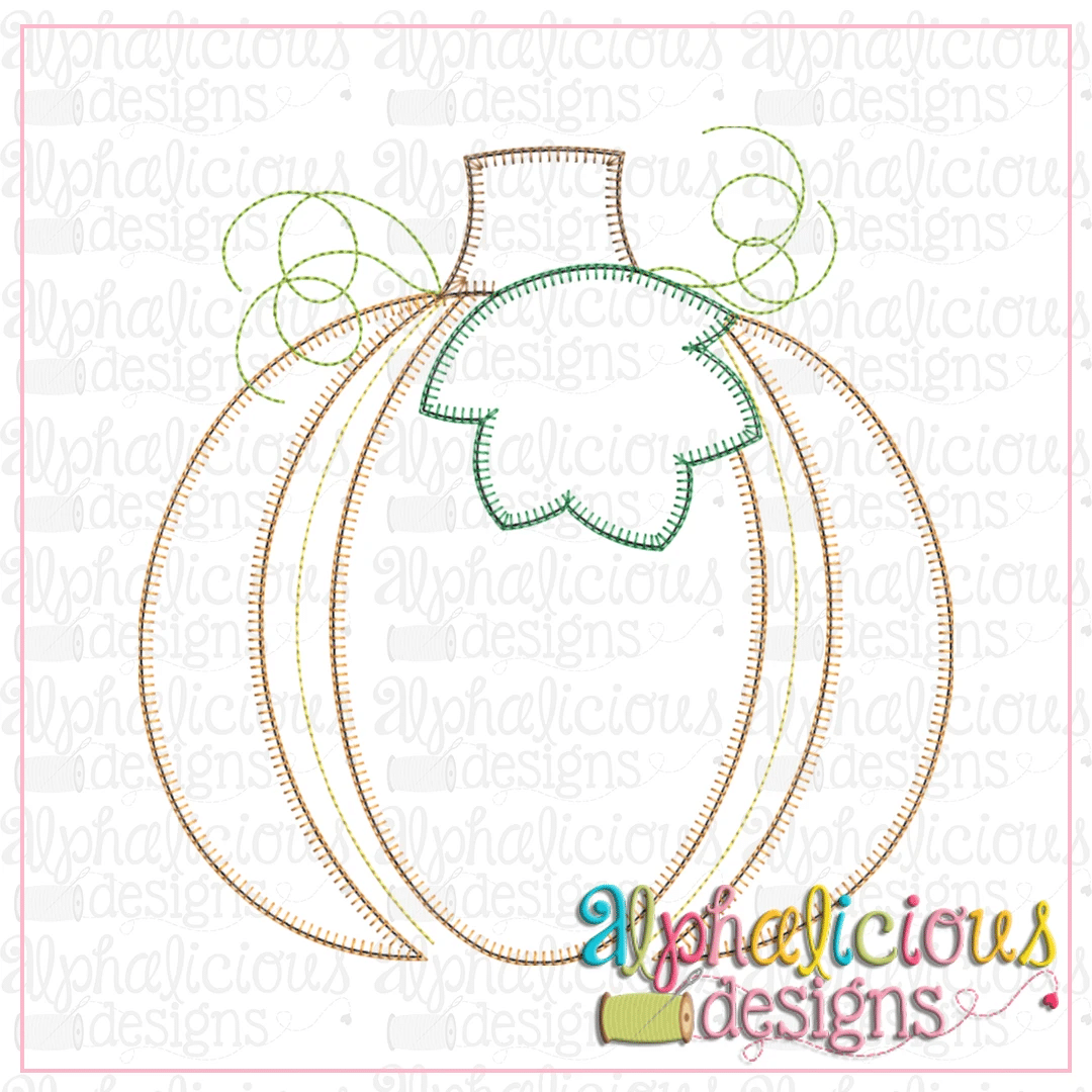 Split Pumpkin with Leaf-Blanket