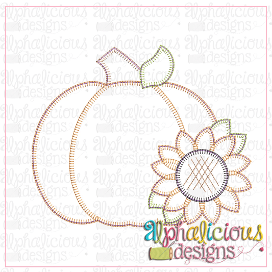 Sunflower Pumpkin-Blanket