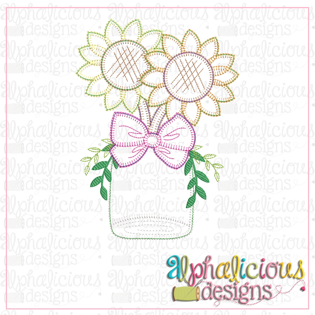 Sunflower Jar-Blanket