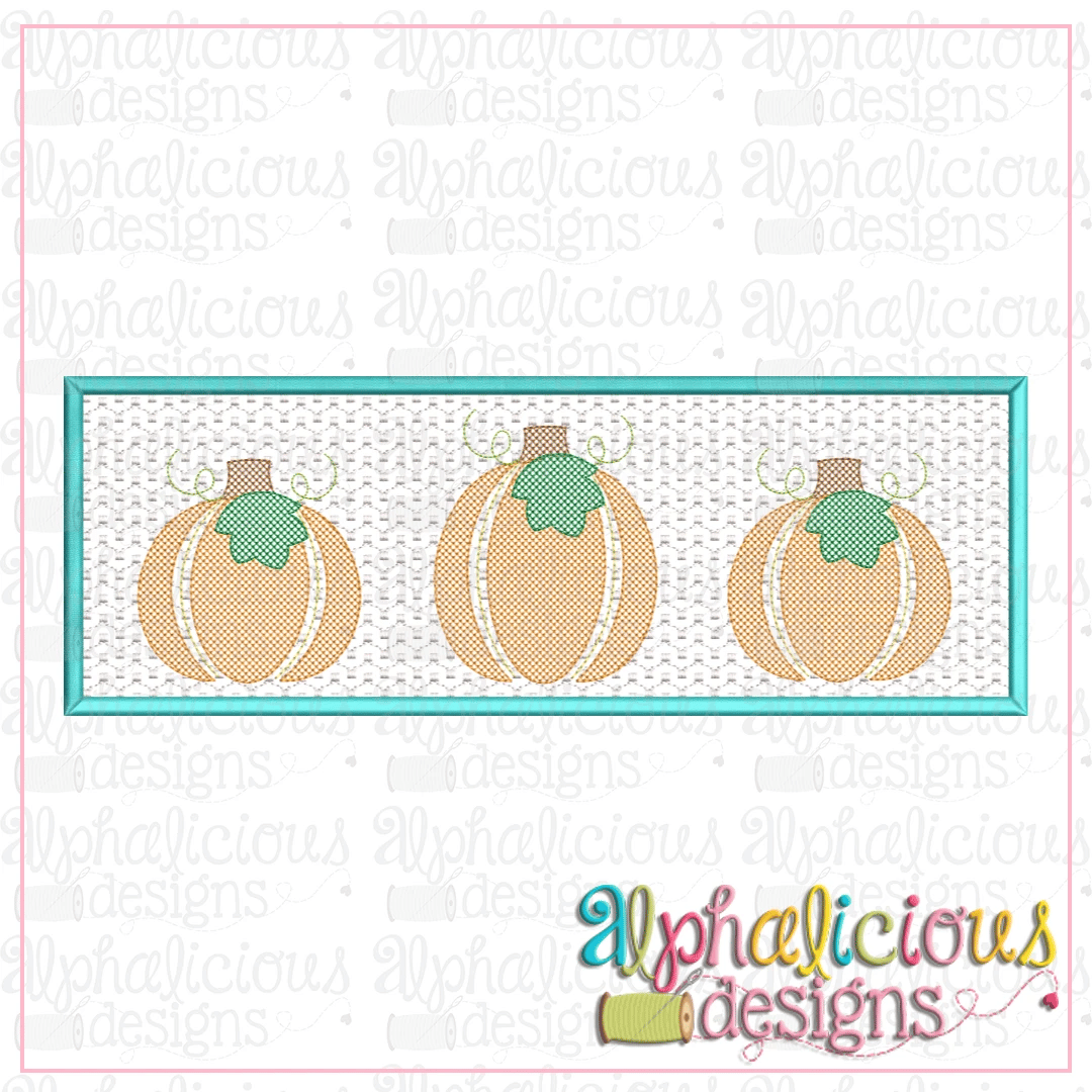 Smocked Pumpkins-Satin