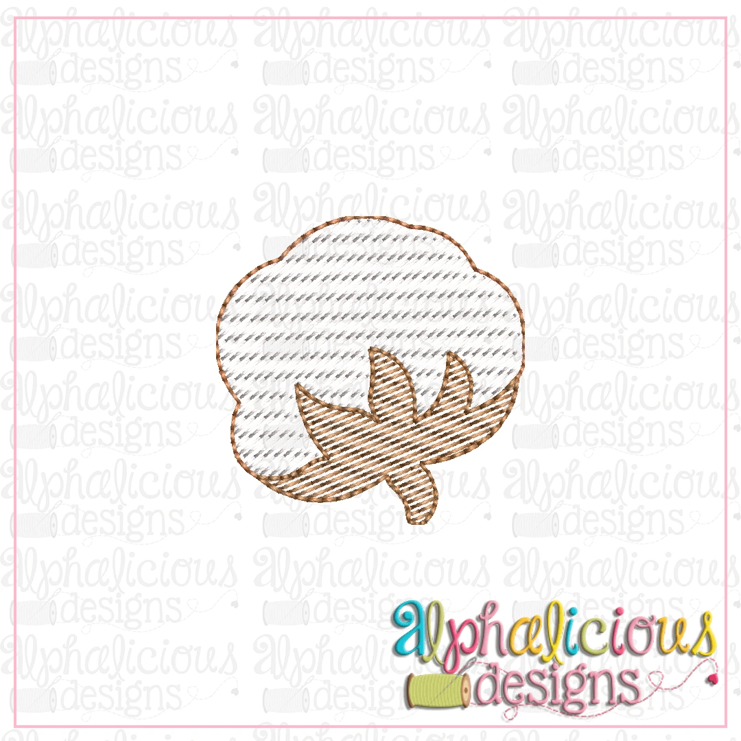 Cotton Boll-Mini-Sketch