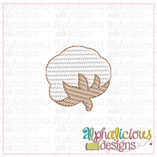 Cotton Boll-Mini-Sketch