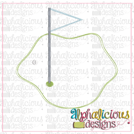 Golf Green-Scribble