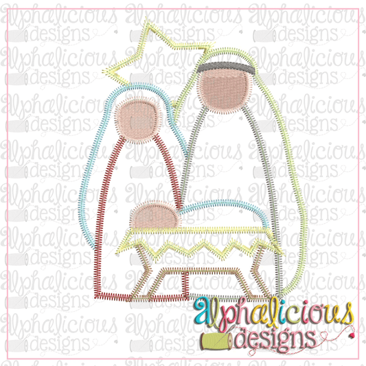 Simple Nativity-Zig Zag