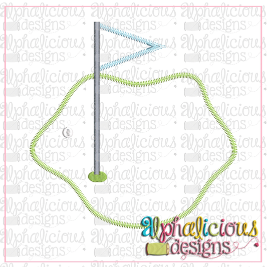 Golf Green-Zig Zag