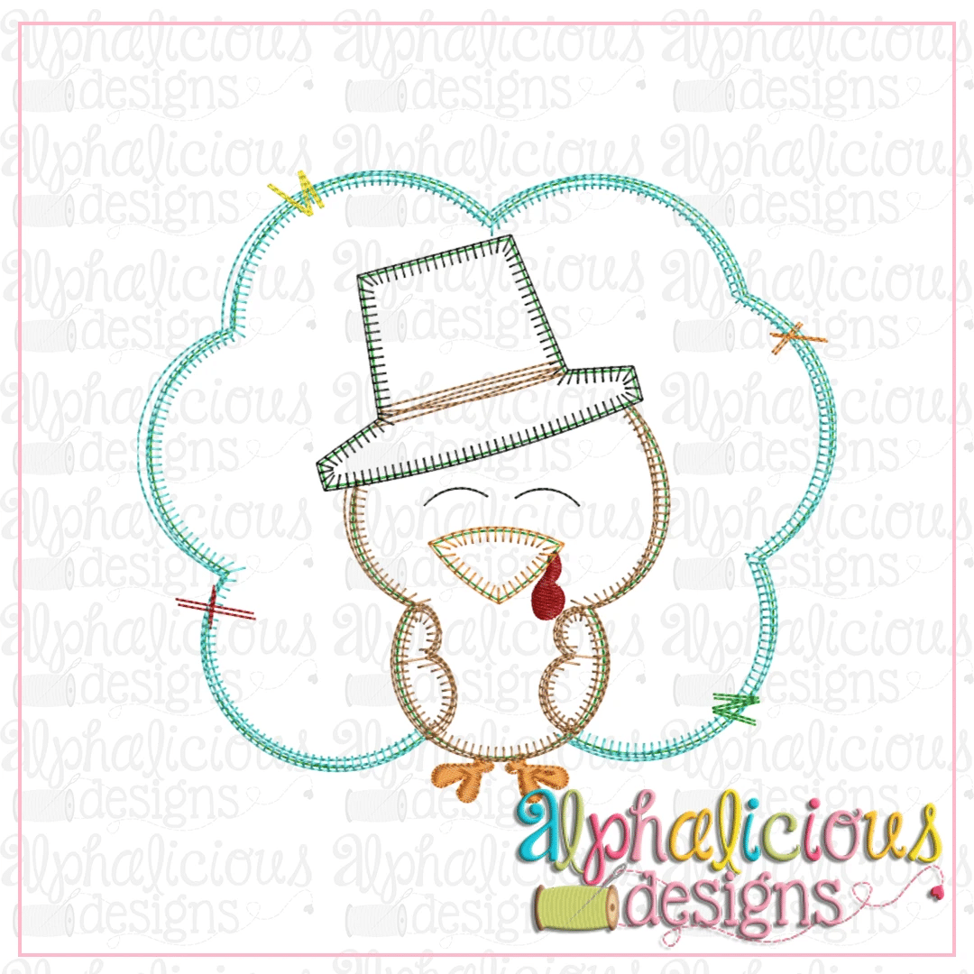 Turkey with Hat- Blanket