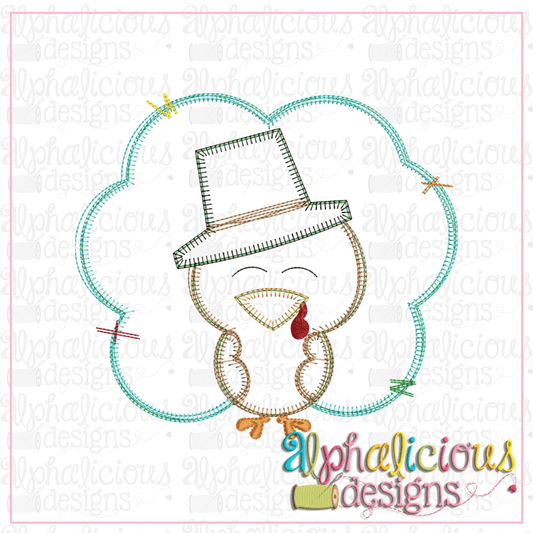 Turkey with Hat- Blanket