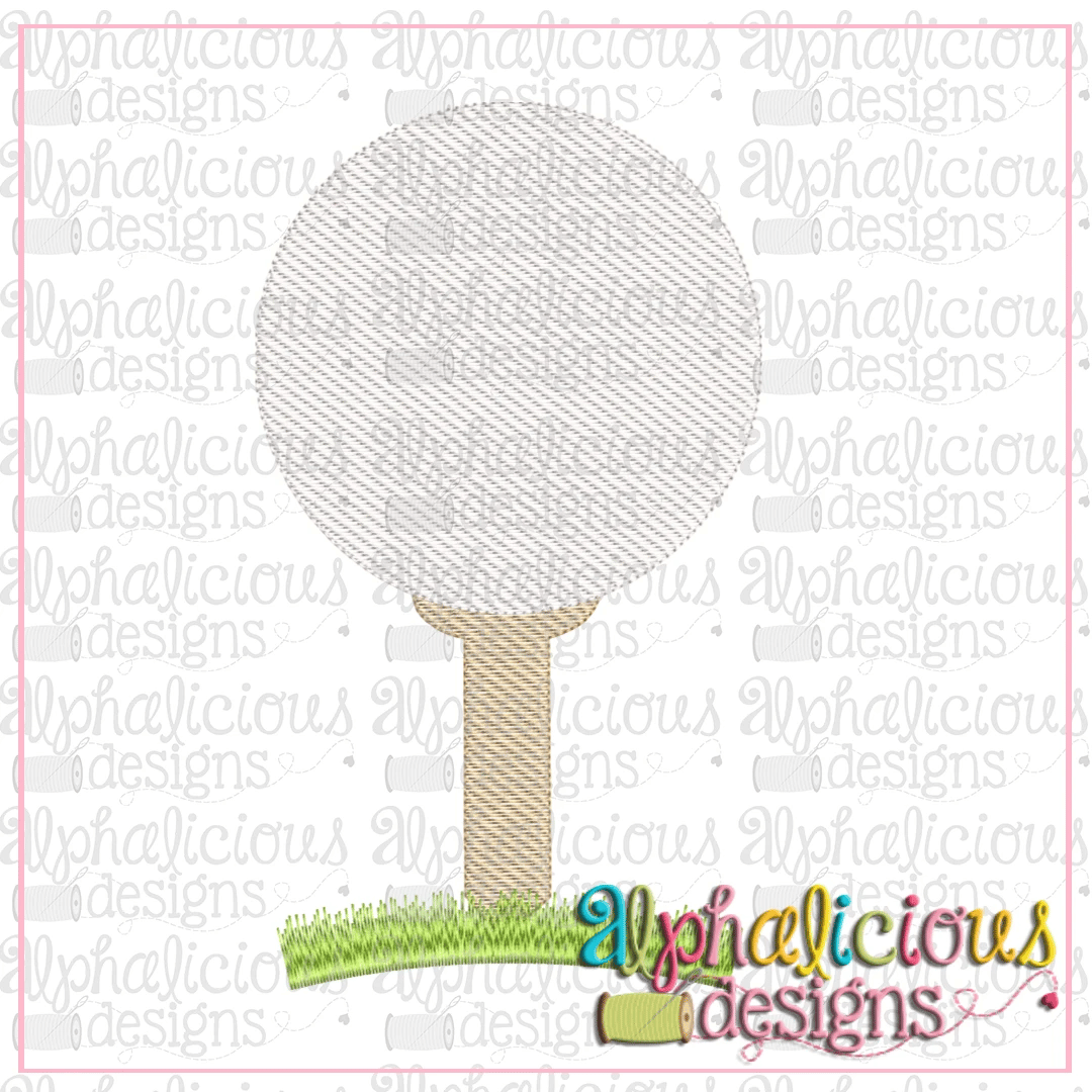 Golf Tee-Sketch