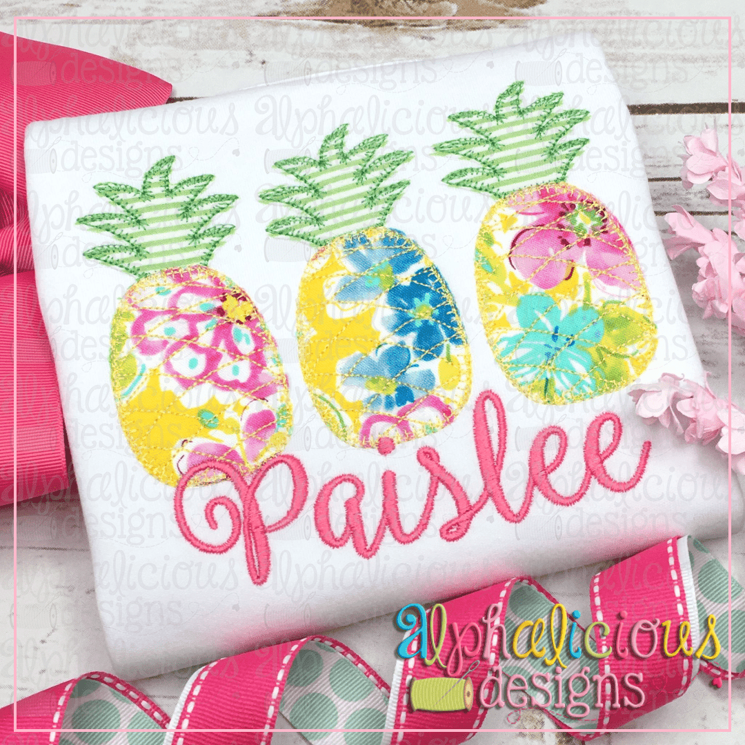 Pineapple Three In A Row- Blanket