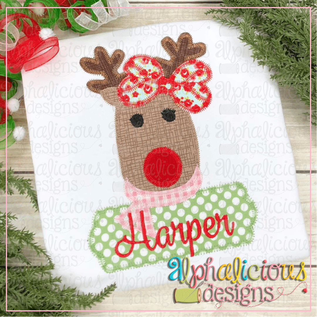 Mrs. Red Nosed Reindeer-Zig Zag
