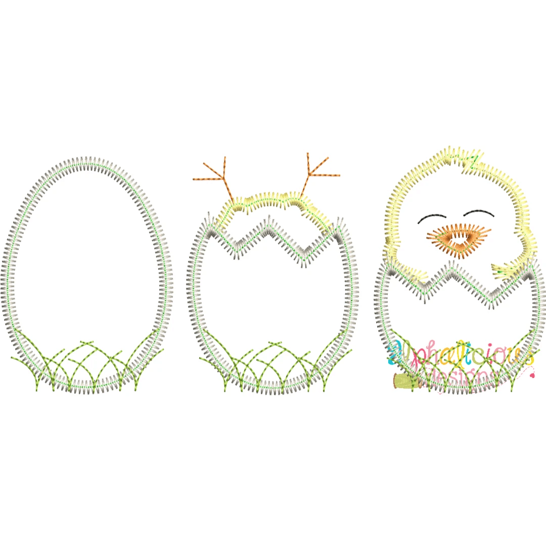 Chicks in Eggs- ZigZag