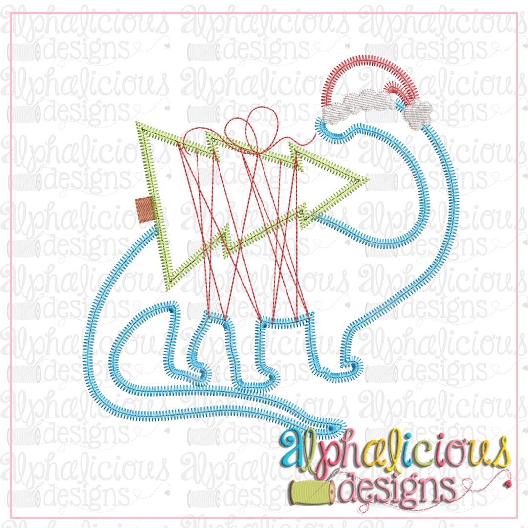 Dino with Tree- Zig Zag