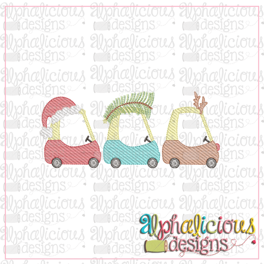 Cozy Coupe Christmas Crew - TIAR - Sketch