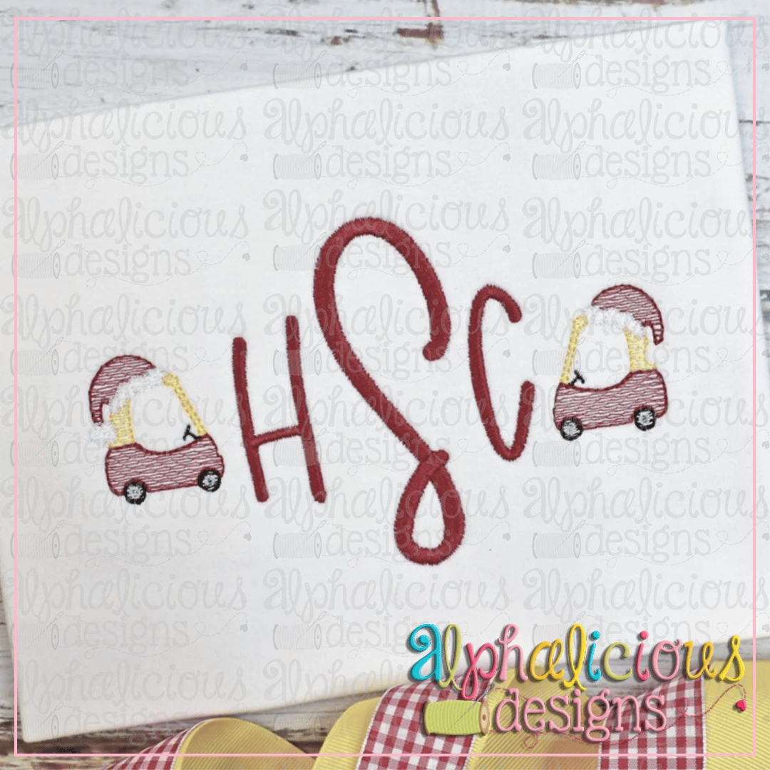 Cozy Coupe Santa-MINI-Sketch