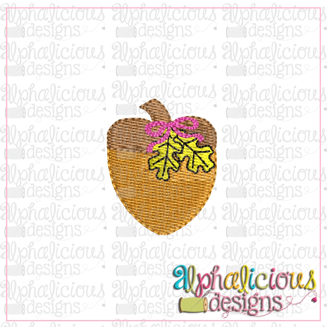 Acorn with Leaves-Mini-Fill