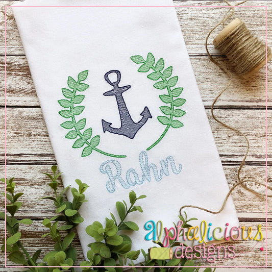Anchor Laurel-Sketch