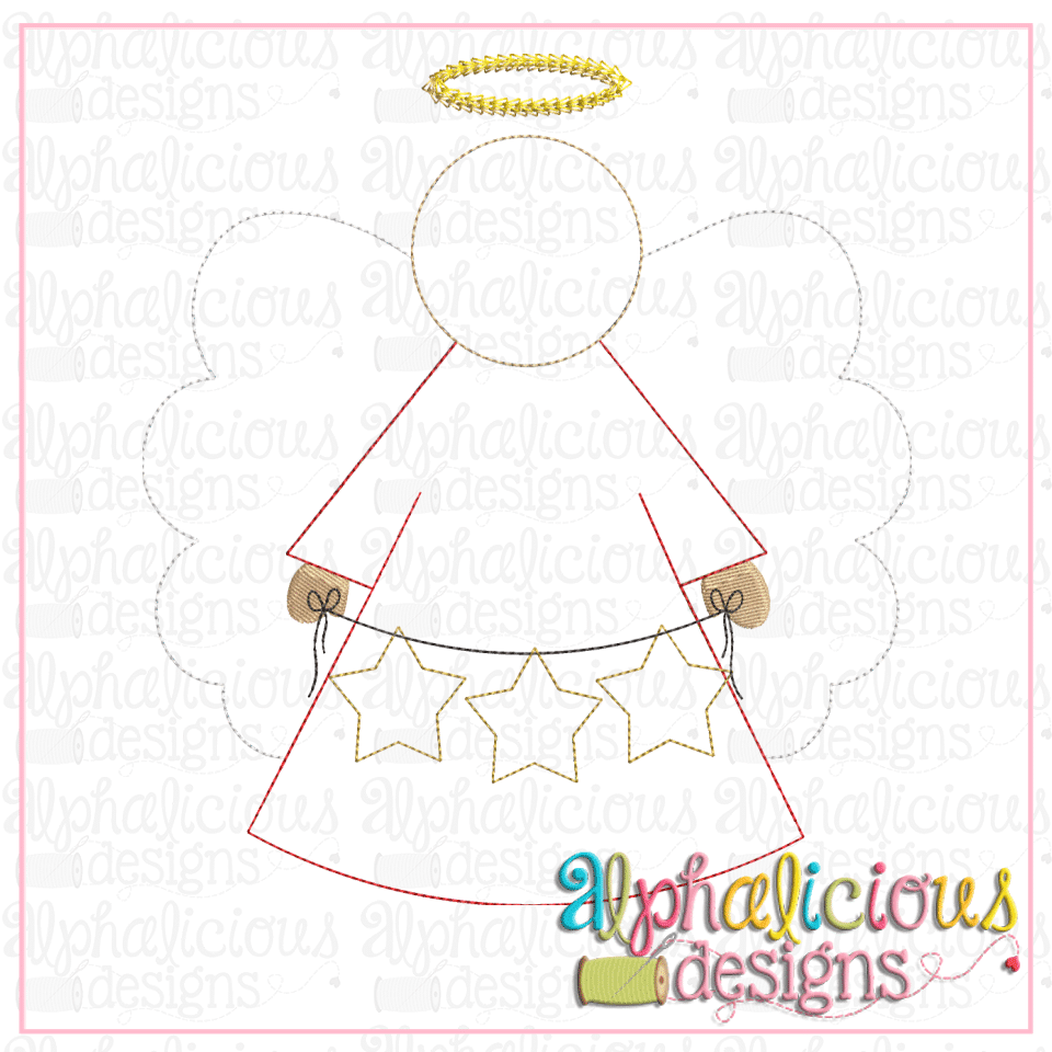 Angel with Stars - Triple Bean