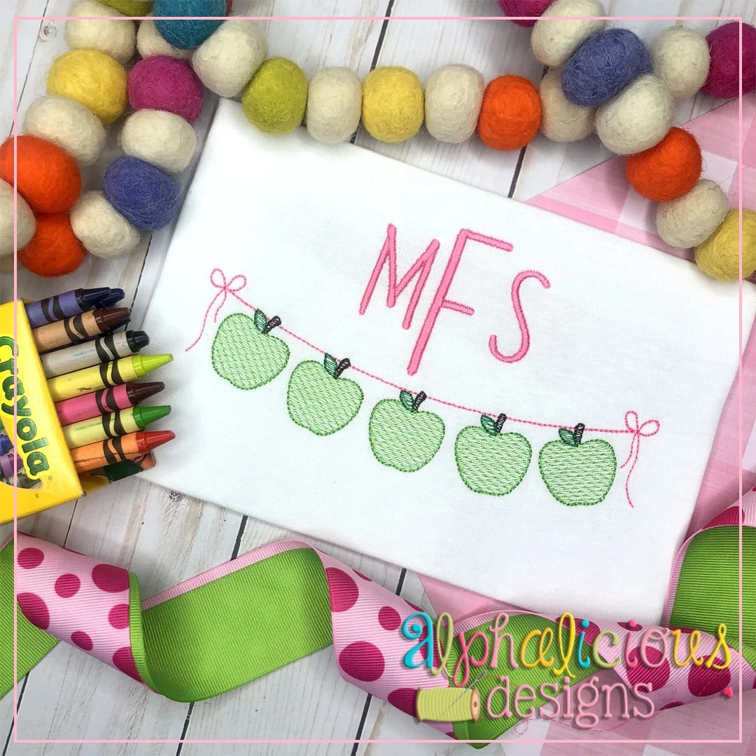 Apple Bunting-Sketch