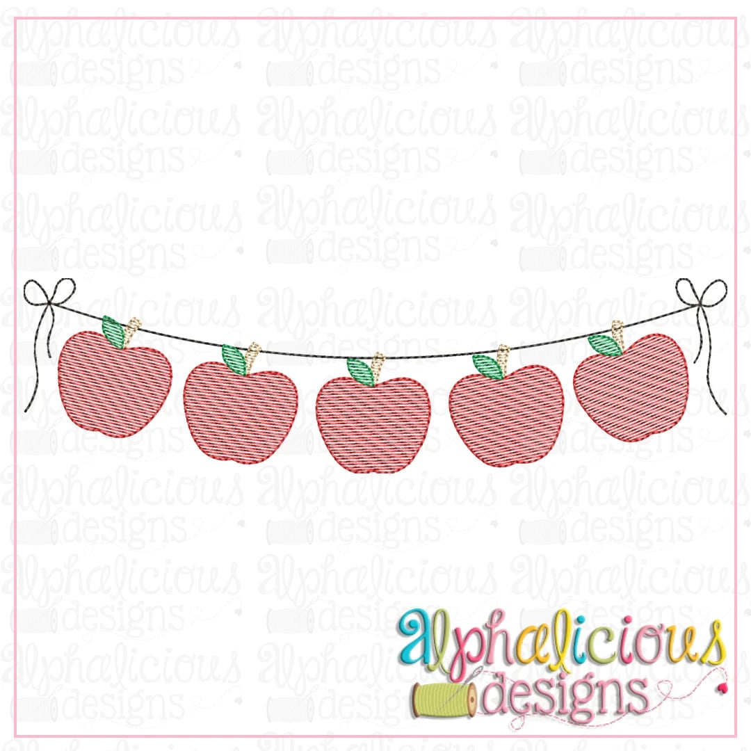 Apple Bunting-Sketch