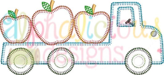 Apple Pickin Flat Bed Truck-Blanket