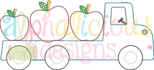 Apple Pickin Flat Bed Truck-Triple Bean
