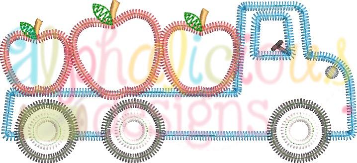 Apple Pickin Flat Bed Truck- ZigZag