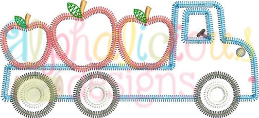 Apple Pickin Flat Bed Truck- ZigZag