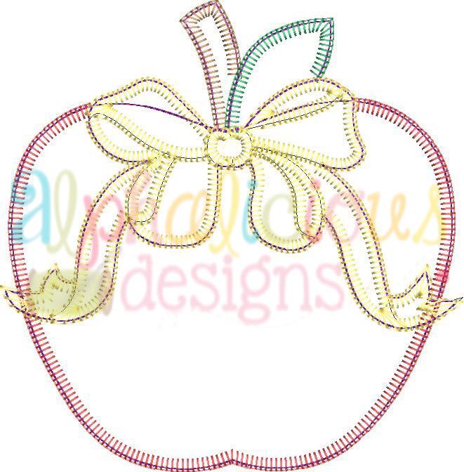 Apple with Bow-Blanket