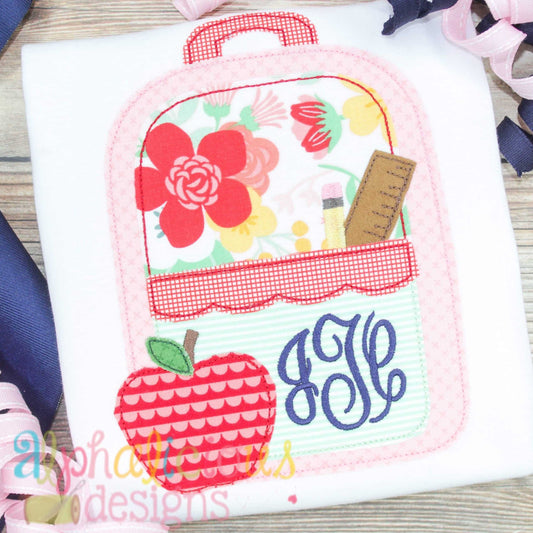 Back To School Backpack-Scallops-Triple Bean
