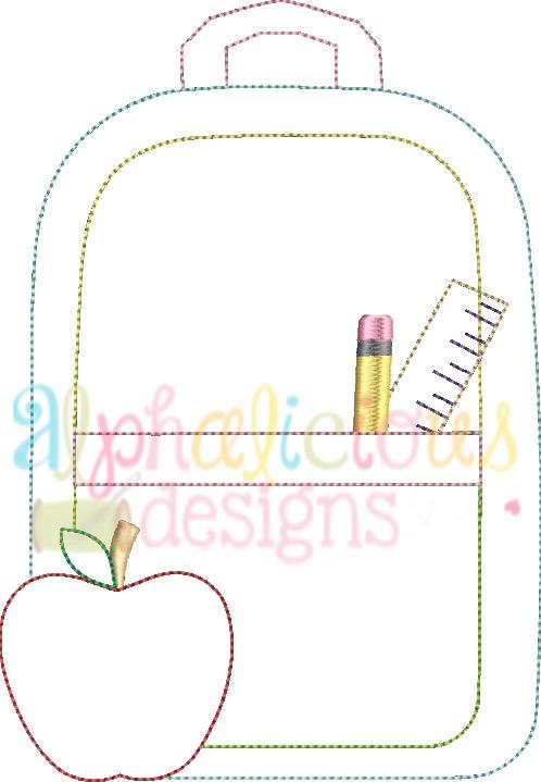 Back To School Backpack-Simple-Triple Bean