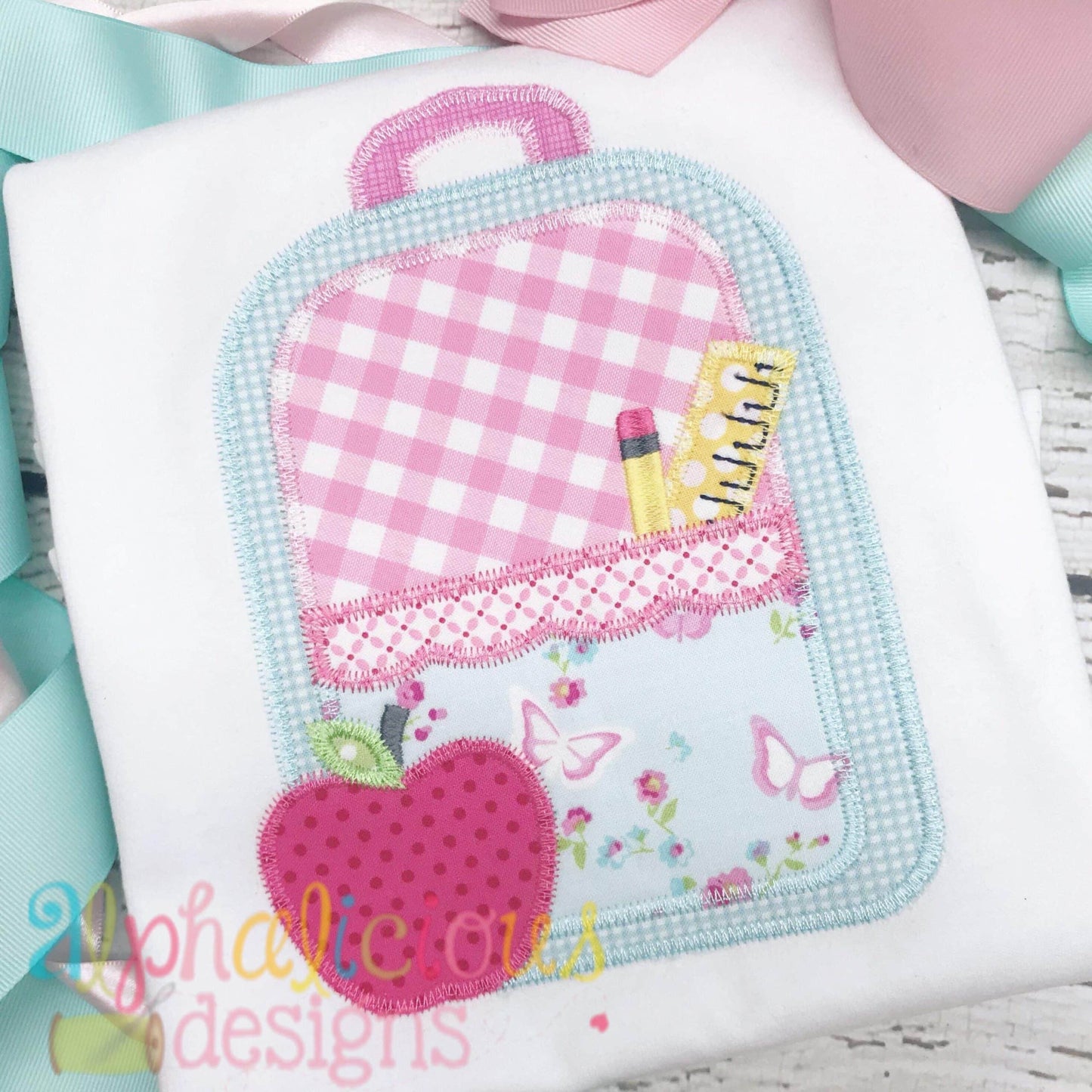 Back To School Backpack-Scallops-ZigZag