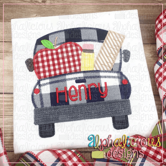 Back To School Farm Truck-Zig Zag