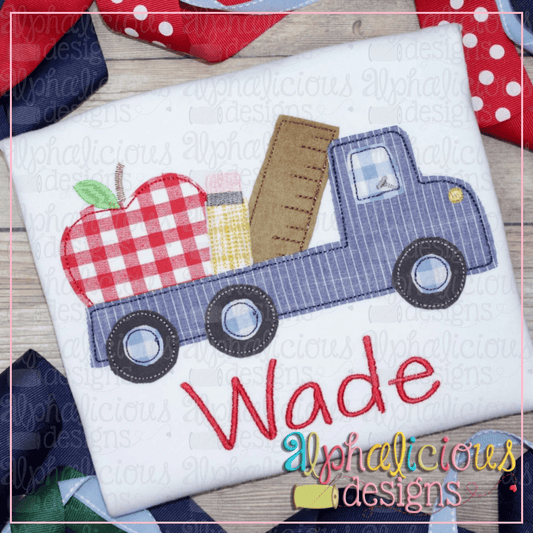 Back To School Flatbed Truck-Triple Bean