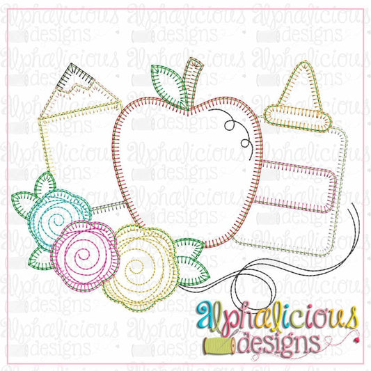 Back To School Floral Trio-Blanket