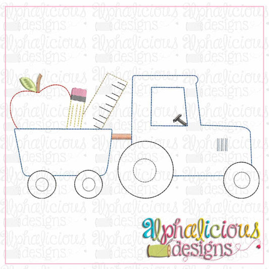 Back To School Tractor-Triple Bean