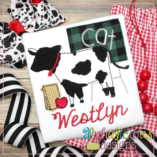 Back to School Cow-Triple Bean