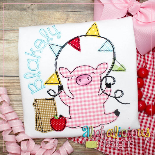 Back to School Pig-Triple Bean