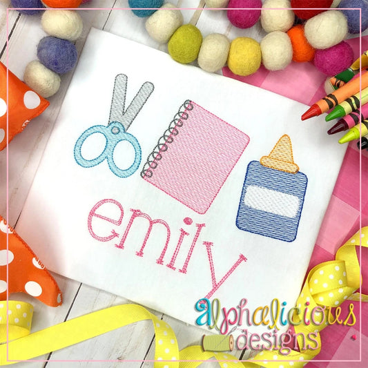 Back to School Three in a Row-Sketch