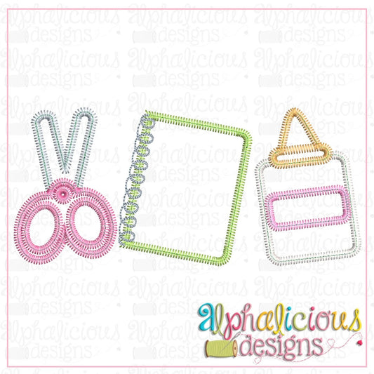 Back to School Three in a Row-ZigZag