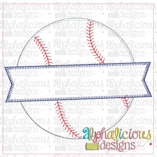 Baseball and Banner-Blanket