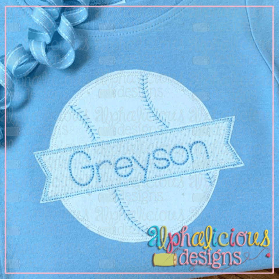 Baseball and Banner-Blanket