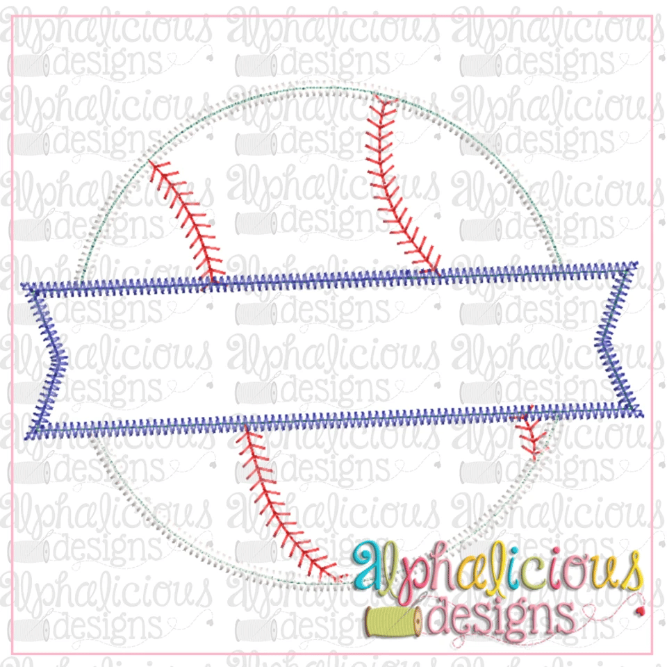 Baseball and Banner-ZigZag